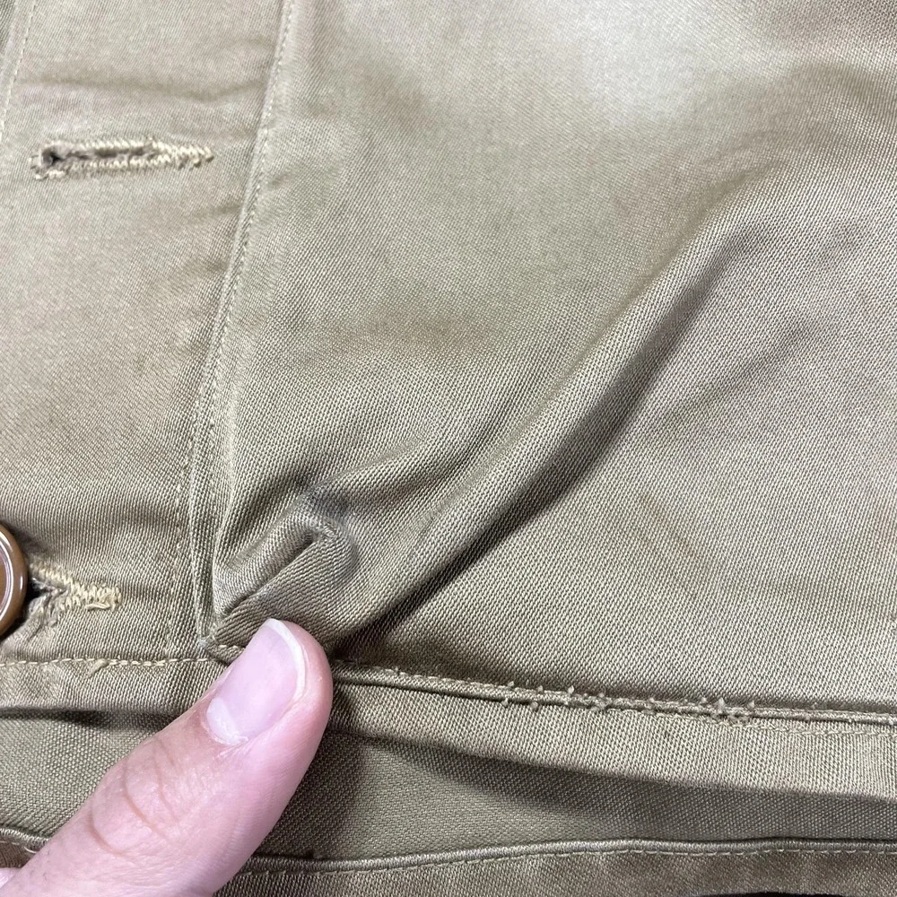 Vintage 50s Bob Allen Vest Mens 36 Brown Canvas Hunting Game Pouch Outdoor